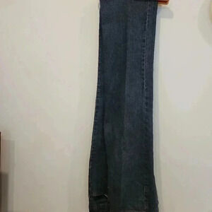 Womans Contrast Blue Jeans sz 15 Junior straight  leg